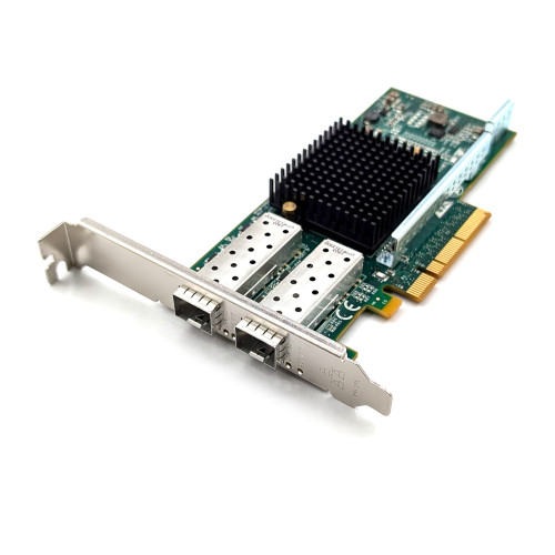 3/4 View Lenovo 01GY647 Silicom PE210G2SPI9A-XR 2-Port 10GbE HBA High Profile