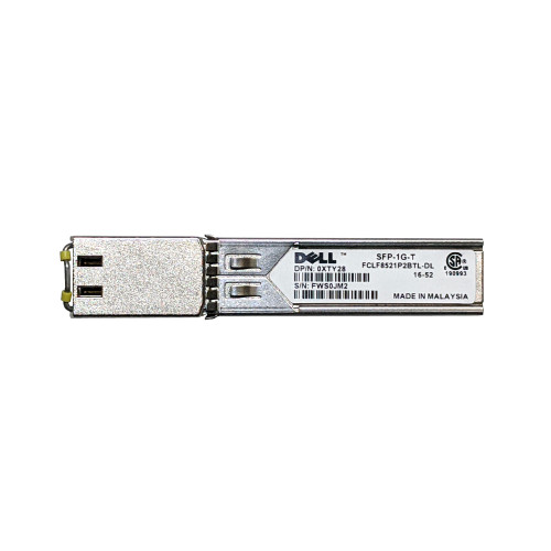 Dell XTY28 SFP-1G-T 1000BASE-T Copper SFP RJ-45 Transceiver FCLF8521P2BTL-DL