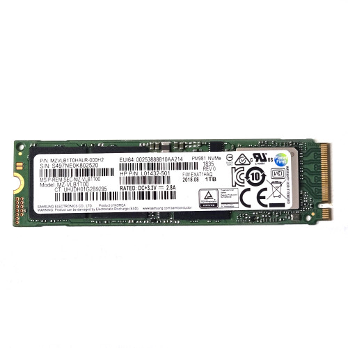 HP - Samsung MZ-VLB1T0B 1TB NVMe M.2 SSD MZVLB1T0HBLR-000H1