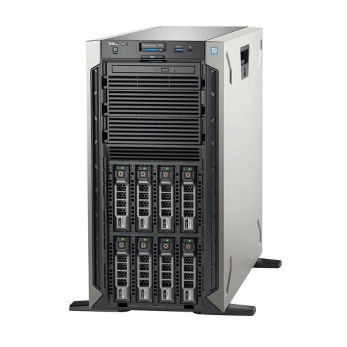Dell PowerEdge T340 Tower Server - 2X Xeon E-2224 3.50GHz 4-Core - 64GB DDR4 - H730P Raid - 4X 4TB HDD SATA HDD's - 2x 10GbE RJ-45 - Refurbished
