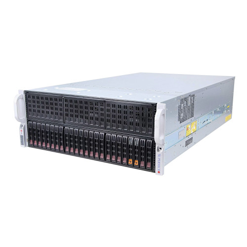 AI inference cluster - SuperMicro - SuperServer SYS-4029GP-TRT - 2X Intel Xeon Gold 6148 (2.40GHz) 40C - 96GB DDR4 - 2x 960GB SSD - 8x Quadro P5000 - Refurbished