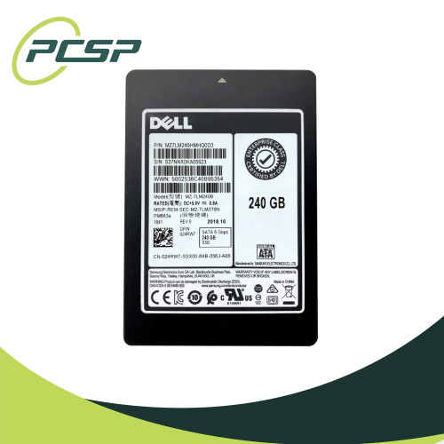 Dell - Samsung PM863a - 240GB SATA 6Gb/s 2.5" Solid State Drive - MZ-7LM240B - (24RW7)