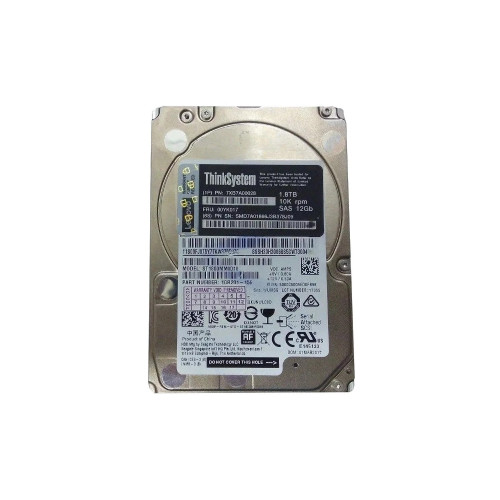 Lenovo – 1.8TB 10K RPM SAS 12Gbps 512e 2.5in Internal Hot-Swap HDD – (00YK017)