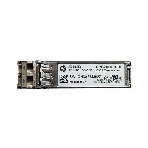 HP JD092B X130 10G SFP+ LC SR Transceiver 850nm SPP5100SR-HP