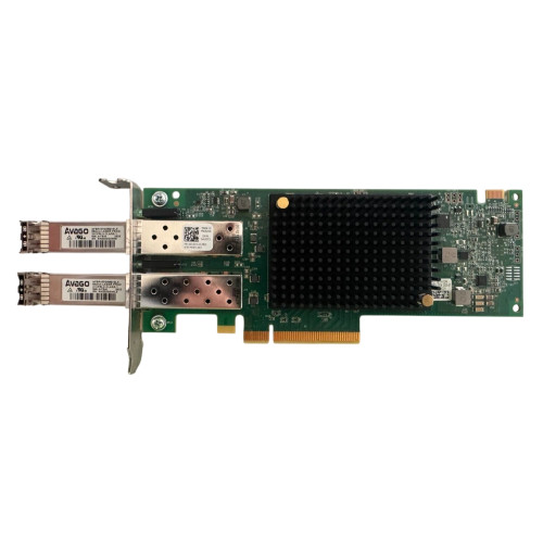 Dell Emulex - 32Gb/s 2x SFP+ Ports - PCIe HBA Low Profile /w Transceivers - (4VDY3, LPe35002) | PCSP
