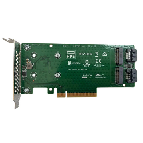 HP – M.2 SATA - Dual Drive PCIe Adapter – Low Profile Bracket - (759505-001)