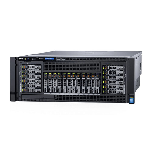 Dell PowerEdge R930 8B SFF Server - 4x Intel Xeon E7-8880 v3 (2.30GHz) 72C - 96GB DDR4 - 4x 1.2TB SAS - H330 RAID - Refurbished