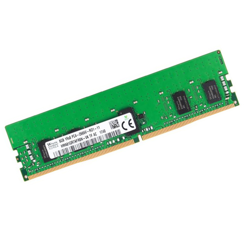 Lot of 4 - Hynix - 8GB 1Rx8 PC4-2666V-R - 32GB Total - ECC Registered - DDR4 Memory - (HMA81GR7AFR8N-VK)