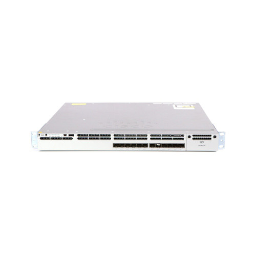 Cisco - WS-C3850-12S-S 12-Port SFP L3 Switch IP Base 2x350W PSU Loaded - (WS-C3850-12S-S)