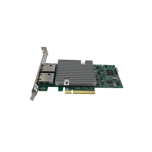 Supermicro - AOC-STG-i2T - VA185S050756 - Dual Port - 10GbE - RJ45 - Network Adapter