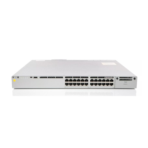 Front of C9300-24UB with Network Module Blanl