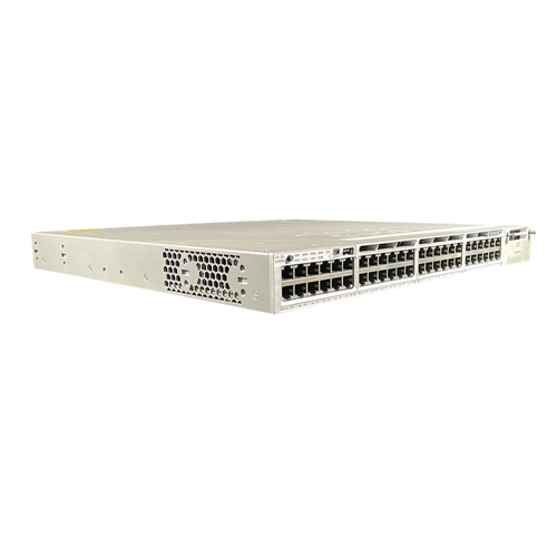 Cisco - WS-C3850-48F-E - 48x Gigabit PoE+ - Full PoE Capable - IP Services - Barebone - No PSU - No Fans - No Uplink Module - 1U