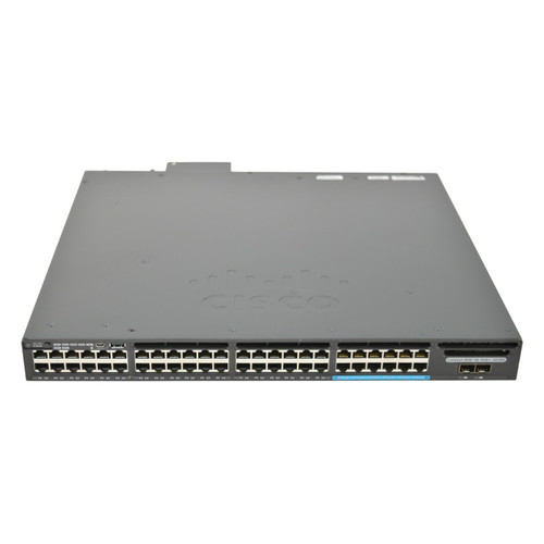 Cisco - Catalyst 3650 - WS-C3650-12X48FD-S - 48-Port Multigigabit PoE+ - IP Base - 2x 1100W PSU - (WS-C3650-12X48FD-S)