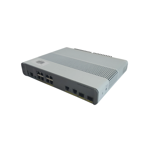 Cisco - WS-C3560CX-8PC-S Compact Switch - 8-Port Gigabit PoE+ - 2x 1G SFP Uplinks - 124W - (WS-C3560CX-8PC-S)