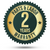 2 Year Parts and Labor Badge
