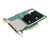 3/4 View Dell PMXRW Chelsio T540-CR Quad Port 10Gb SFP+ Network Adapter Card High Profile