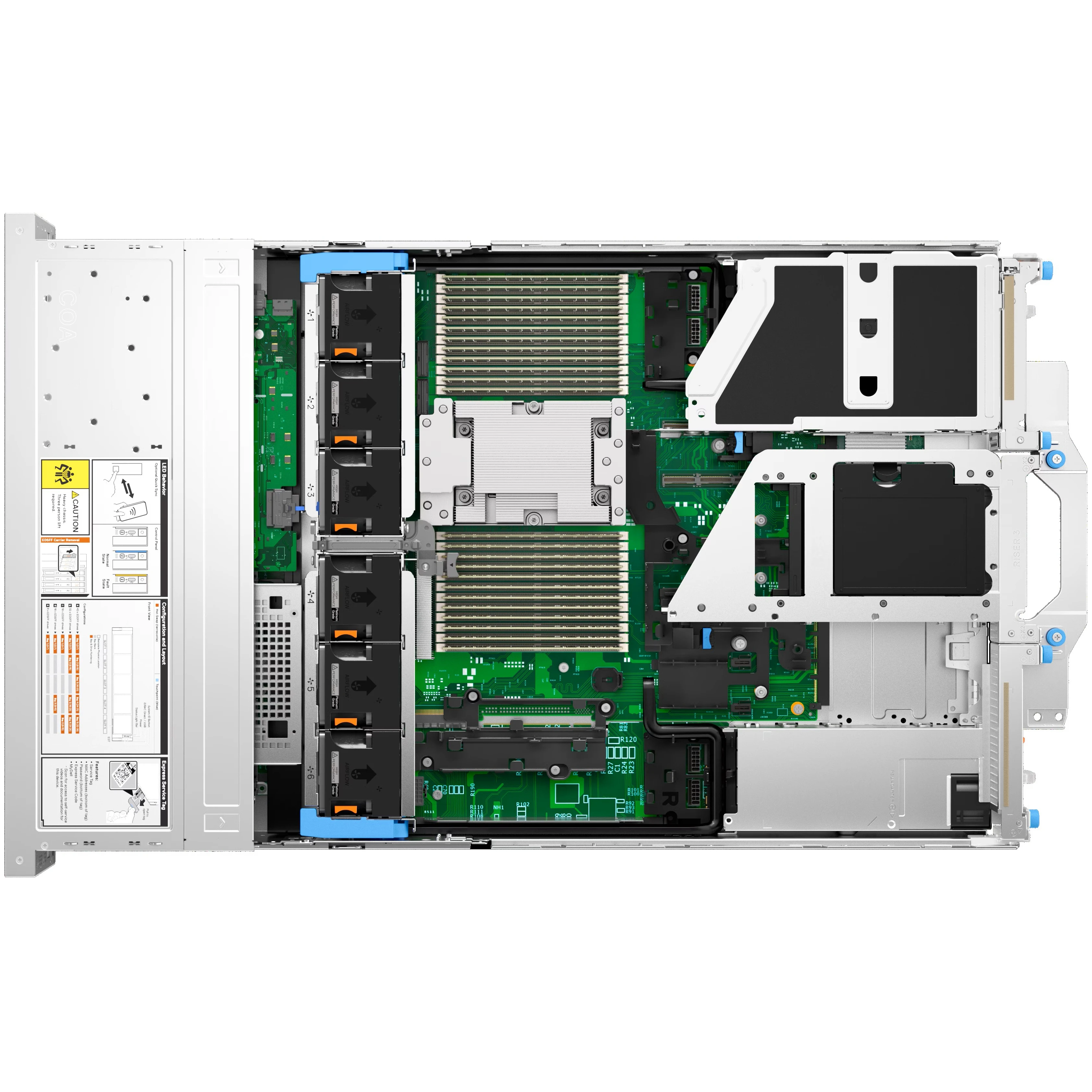 Dell PowerEdge R7715 Internal View