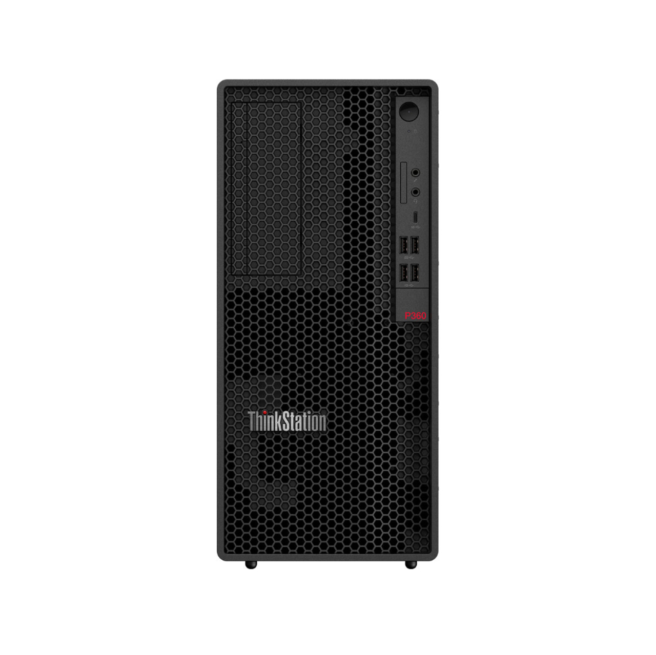 Front view of the ThinkStation P360 MT