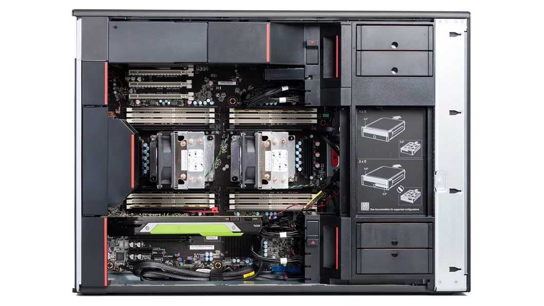 Lenovo ThinkStation P920 Internal View