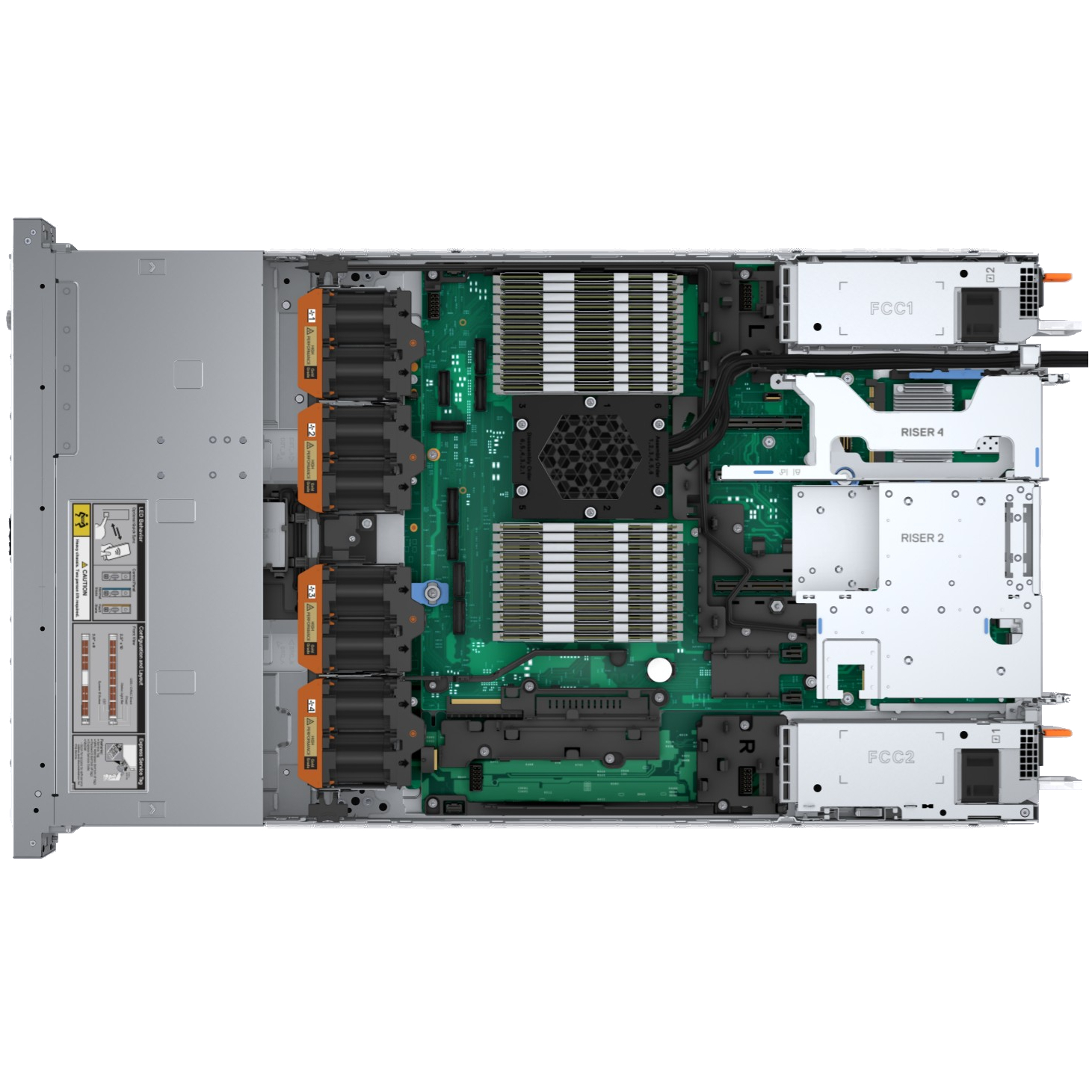 Dell PowerEdge R6715 1U AMD EPYC Rack Server