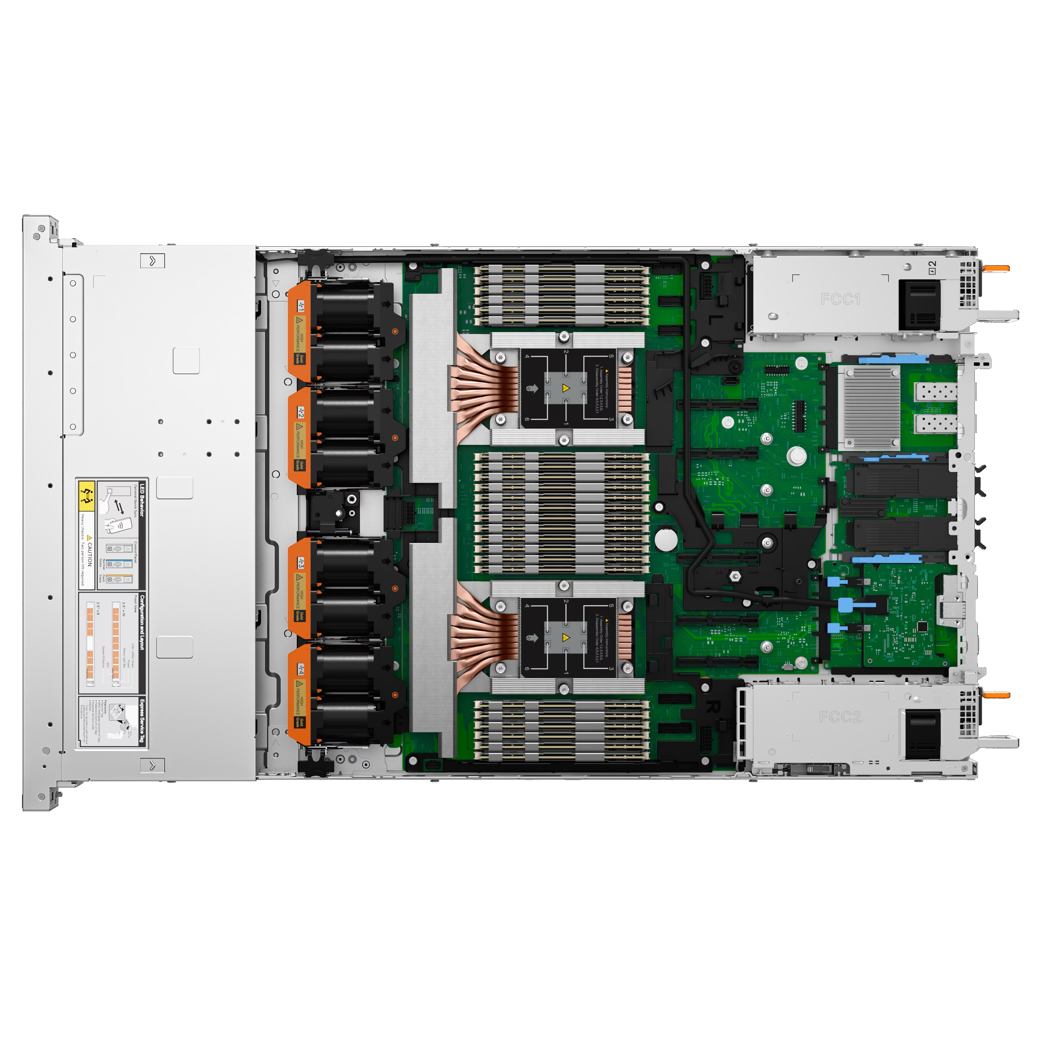 Dell PowerEdge R6725 8 Bay SFF 1U Dual-Socket AMD EPYC Rack Server