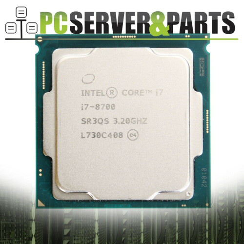 Intel Core i7-8700★SR3QS ★2個セット Amazon.com: Intel Core i7-8700 6 Cores 3.2GHz 12MB 8 GT/s 65W LGA
