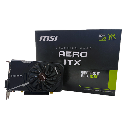 MSI - NVIDIA GeForce GTX 1060 AERO ITX OC (6GB GDDR5) Graphics Card - Used