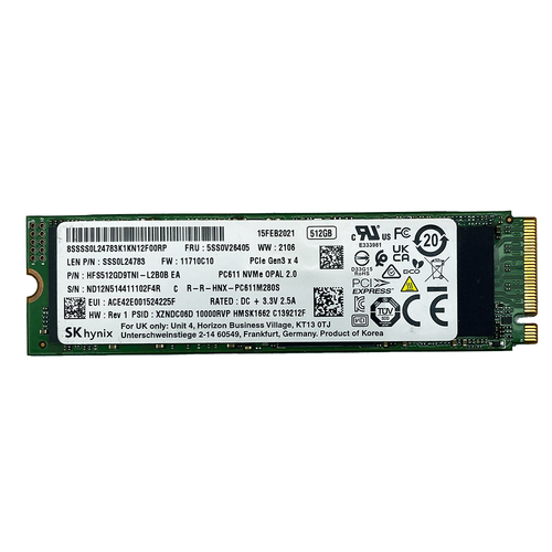 SK Hynix - Lenovo 512GB NVMe Internal SSD - Used (HFS512GD9TNI-L2B0B)
