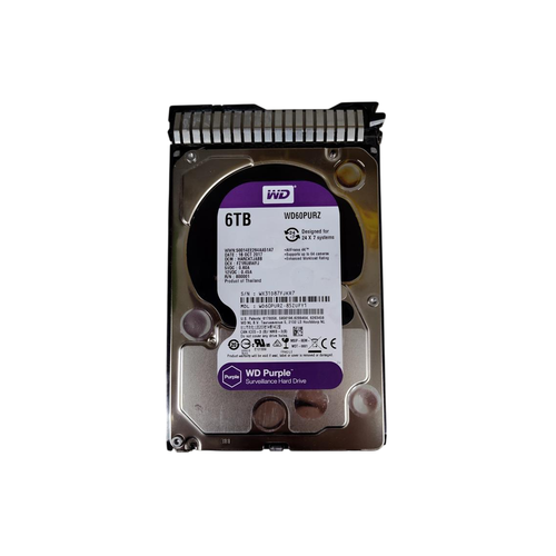 Western Digital – WD60PURZ‑85ZUFY1 - 6TB SATA - 5.4K 3.5