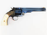 Taylor's & Co. Schofield .45 Colt CCH Charcoal Blue / Pearl 6 Rds 550641