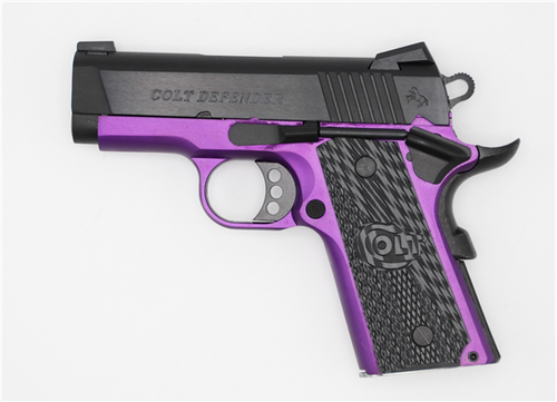 Colt Defender .45 ACP 3" Purple/Blued TALO O7800XE-AP