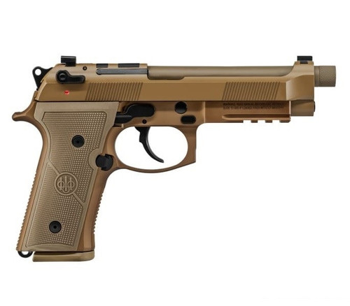 Beretta M9A4 Full Size FDE 9mm Luger 5.1" Threaded 10 Rds JS92M9A4G