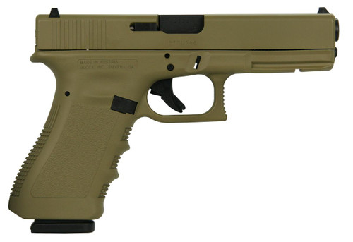 Glock G17 Gen 3 9mm Luer 4.49" 17 Rounds Flat Dark Earth GLPI17502FDE