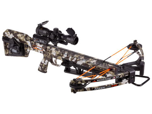 Wicked Ridge Raider 400 De-Cock Crossbow Package 400 FPS Peak XT WR23005-4528