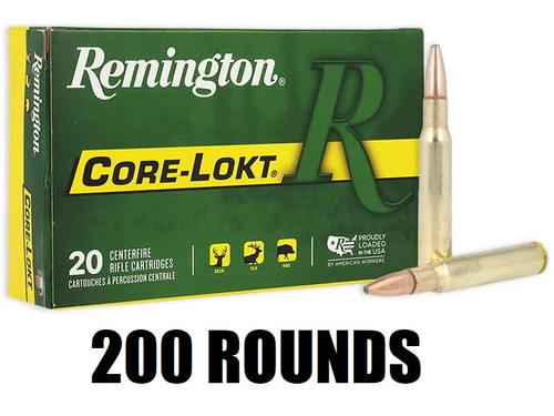 Remington Core-Lokt Ammo .30-06 Springfield 180 Grain PSP 200 Rounds R30065