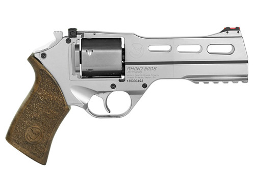 Chiapa Rhino 50 SAR Revolver .40 S&W 5" Nickel Plated 6 Rounds CF340.255