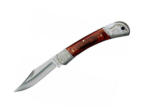 Boker Magnum Pakkawood Folding Engraved Pocket Knife 01SC002