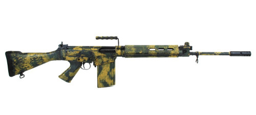 DS Arms SA58 Bush Tracker 7.62 NATO 21" Rhodesian Brushstroke SA5821S-BT-A