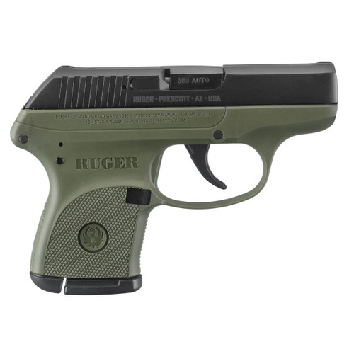 Ruger LCP .380 ACP 2.75" OD Green / Black 6 Rounds 3706