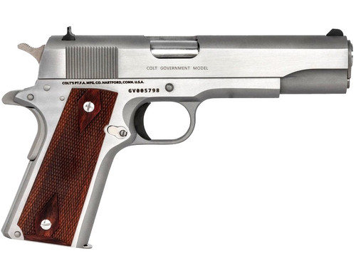 Colt 1911 Government Series 70 .45 ACP 5" Stainless 7 Rds O1070A1CS