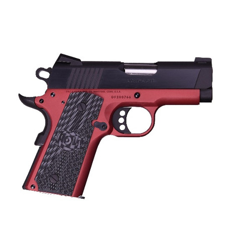 Colt Defender 9mm Red Anodized 3" TALO O7802XE-AR