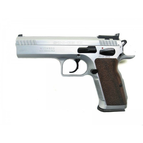 EAA Tanfoglio Witness Elite Stock 2 .45 ACP 4.5" Chrome 600612