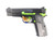 EAA Girsan MC35 PI Trade Show Gun 9mm 3.88" Black / Zombie Green Z393617