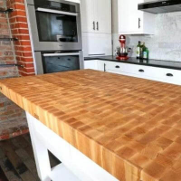 Tomlinson 1031212 18 x 24 x 1/2 Heat-Resistant Natural Richlite Wood  Fiber Rectangle Cutting Board
