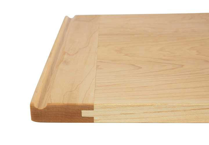 Custom Pull Out Cutting Board - Natural Grain