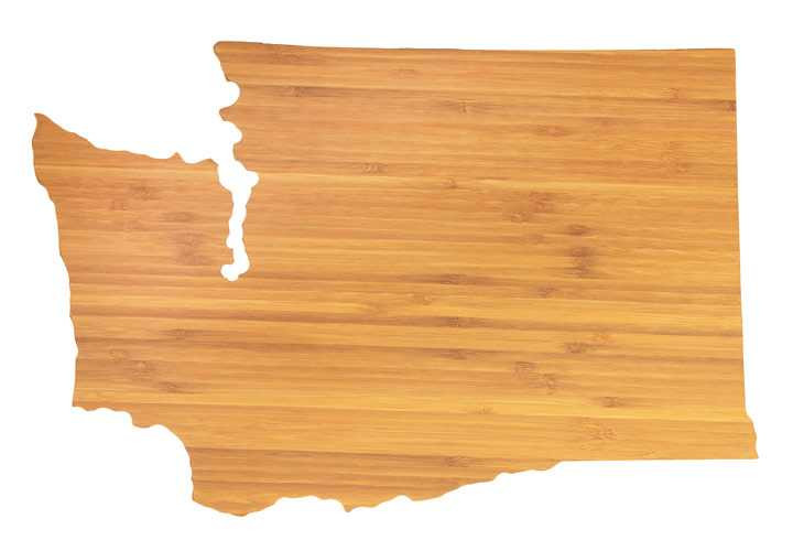 CuttingBoard.com State Shaped Cutting Board