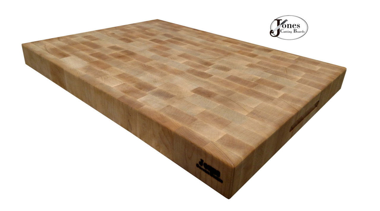 PADERNO Maple Butcher Block Cutting Board, Skid-Resistant, 16-in x 20-in