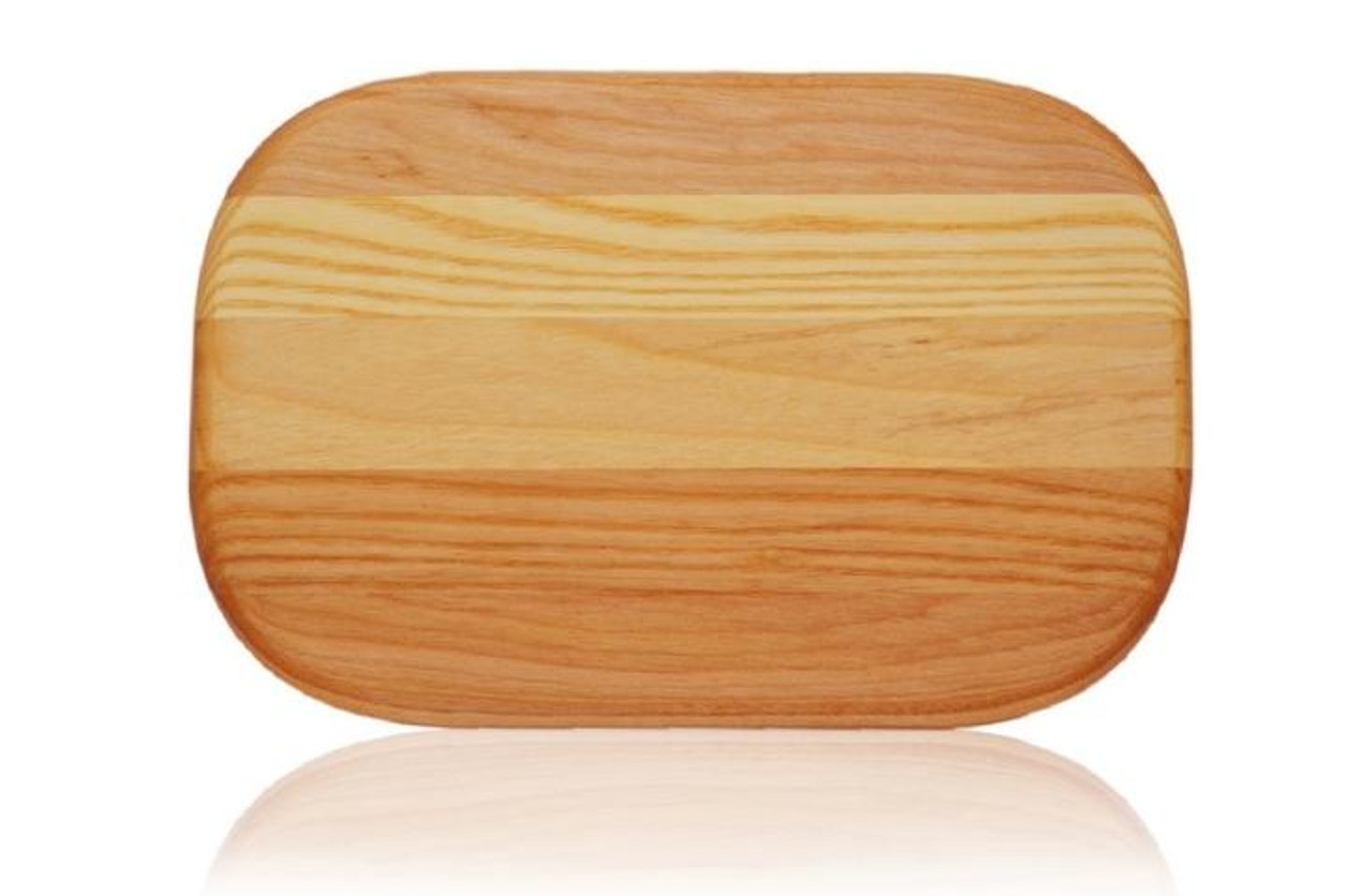 3/4 Thick Amber Bamboo Custom Cutting Board - Natural Edge Grain