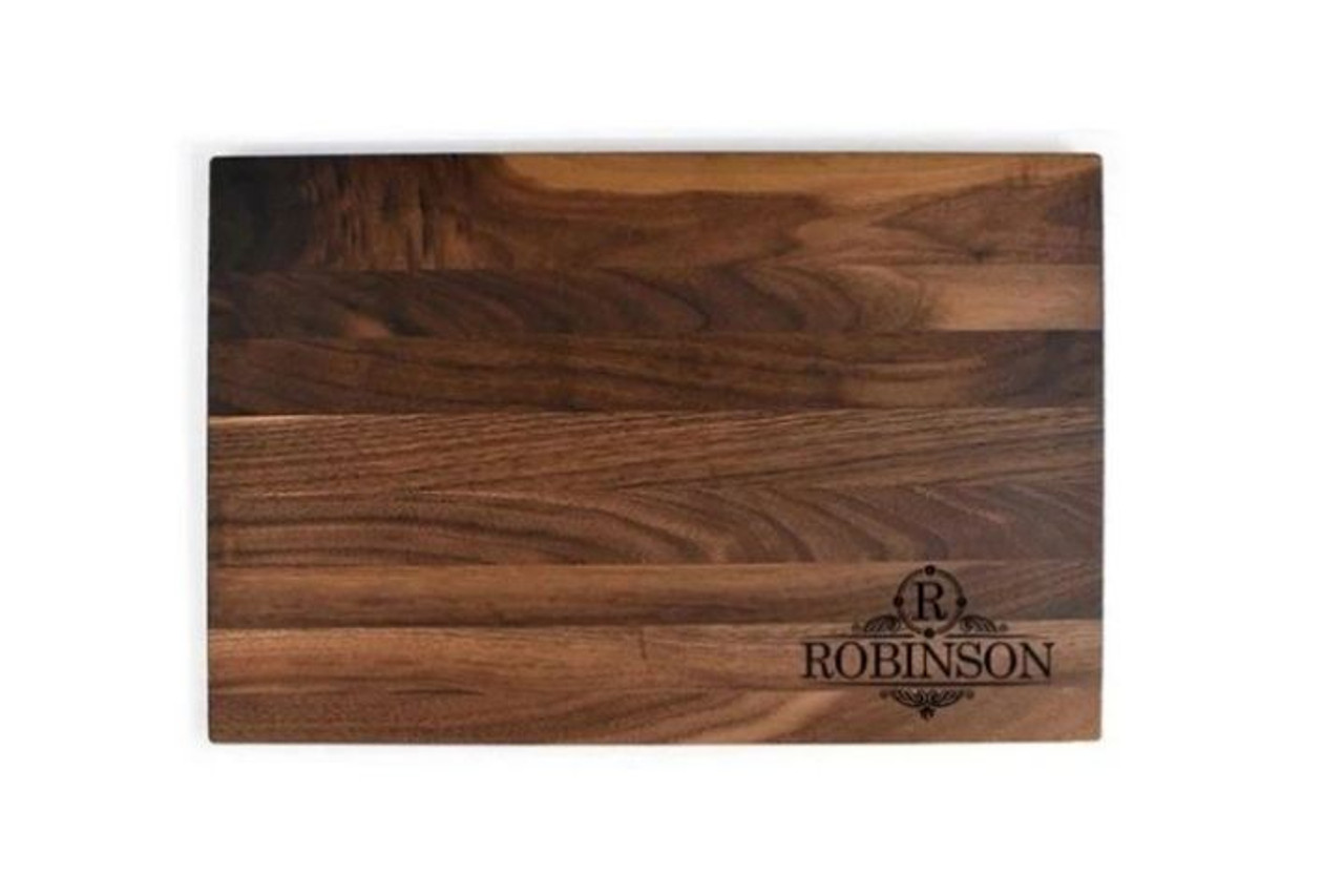 Walnut Custom Small Handle Cutting Board*10 Designs!* - Empire Engraving