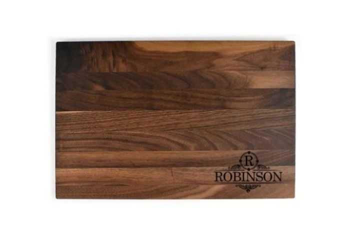 Personalized Classic Walnut Cutting Board 16 x 10